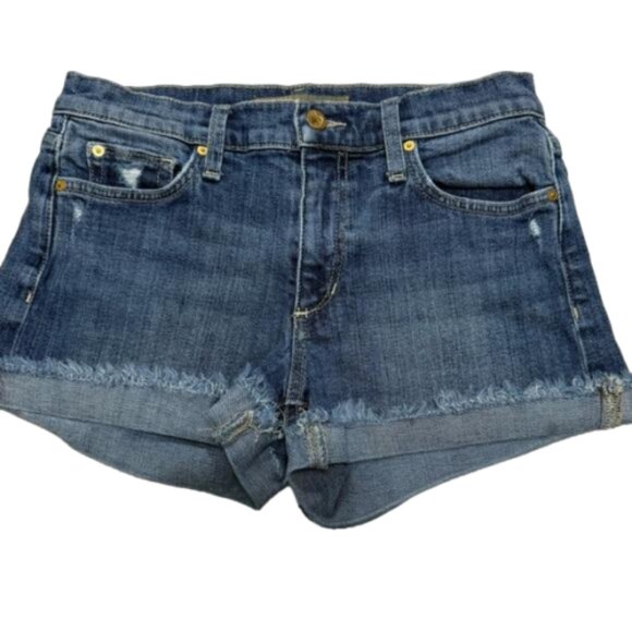 Joe's Jeans The Ozzie 4"Cut Off Shorts Frayed Hem Size 26 #1674 - Picture 1 of 8